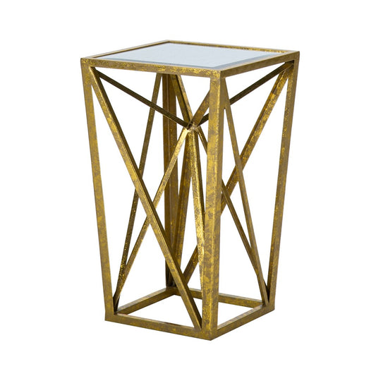 Zee Angular Mirror Accent Table