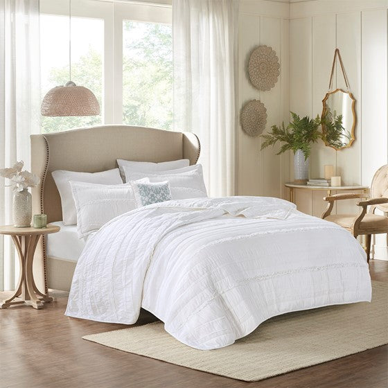 Celeste 4 Piece Reversible Quilt Set