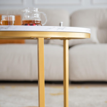 Modern Nesting coffee tables - Golden Frames