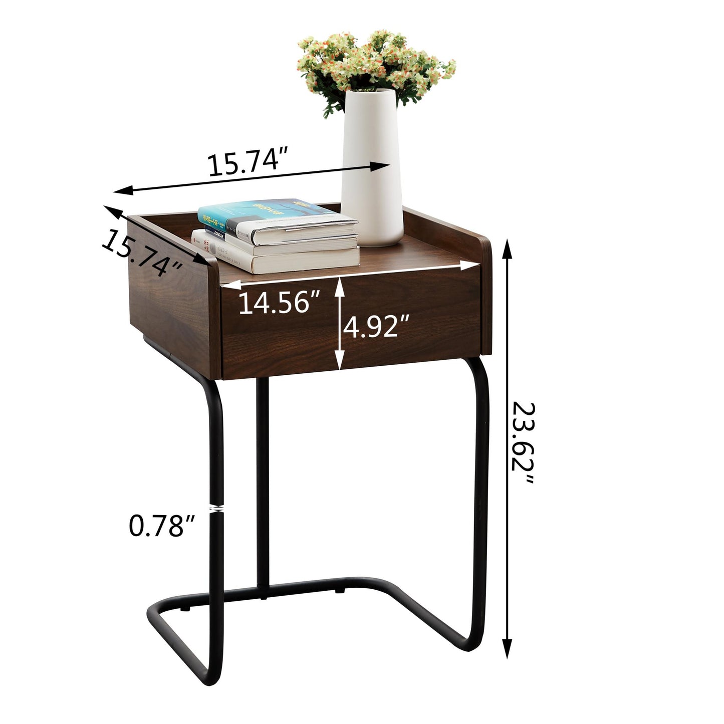 Single Draw Side Table