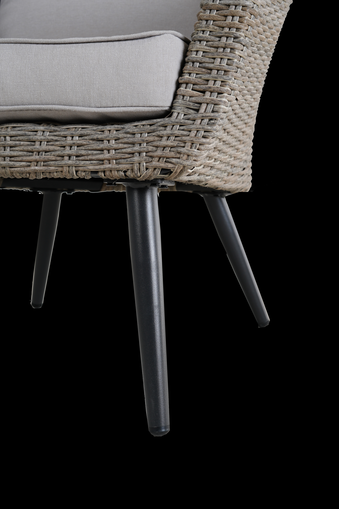 All-aluminum Rattan Table and Chair Set