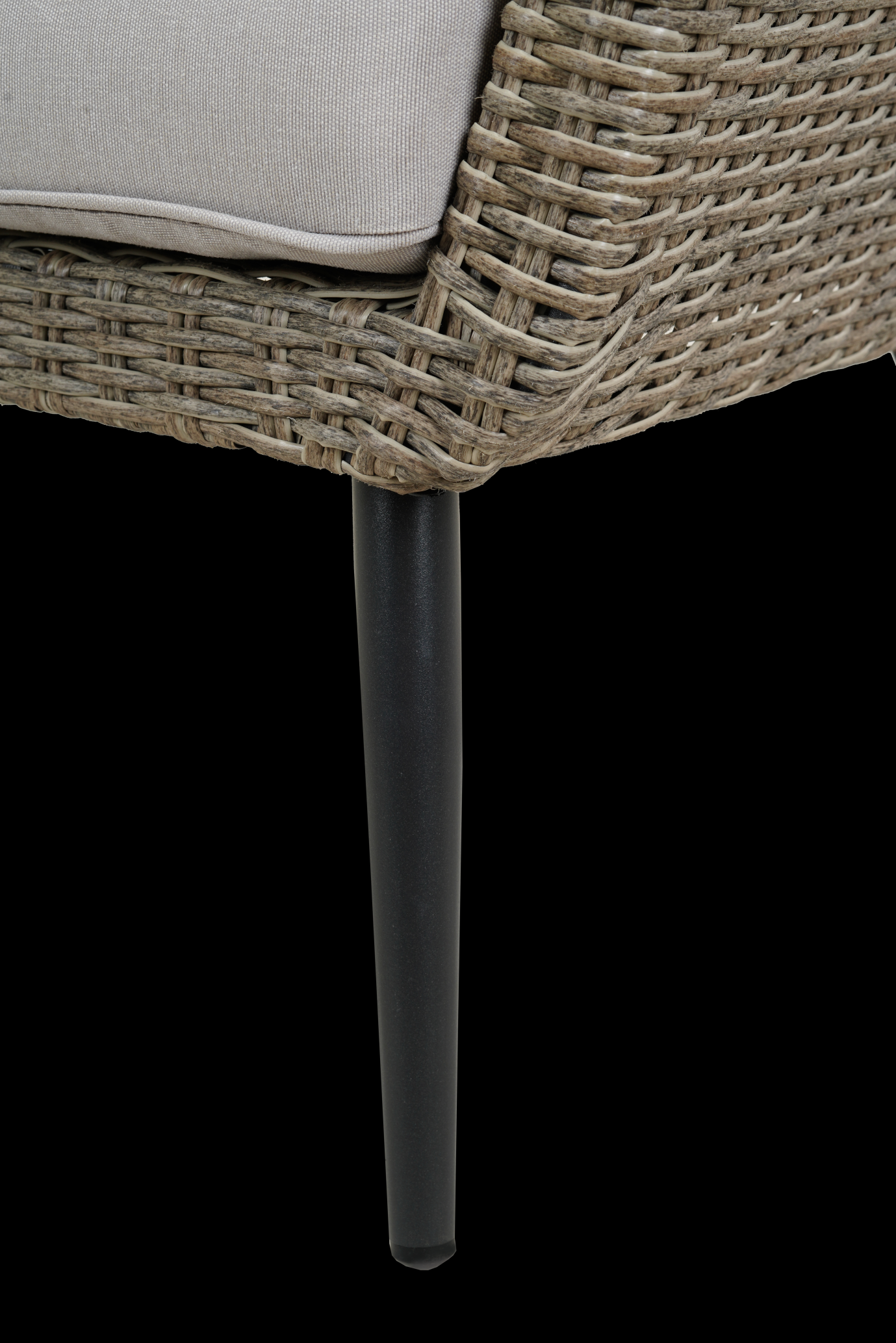 All-aluminum Rattan Table and Chair Set