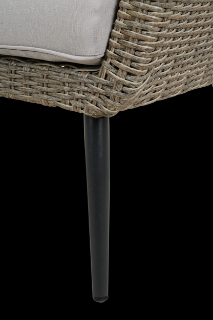 All-aluminum Rattan Table and Chair Set