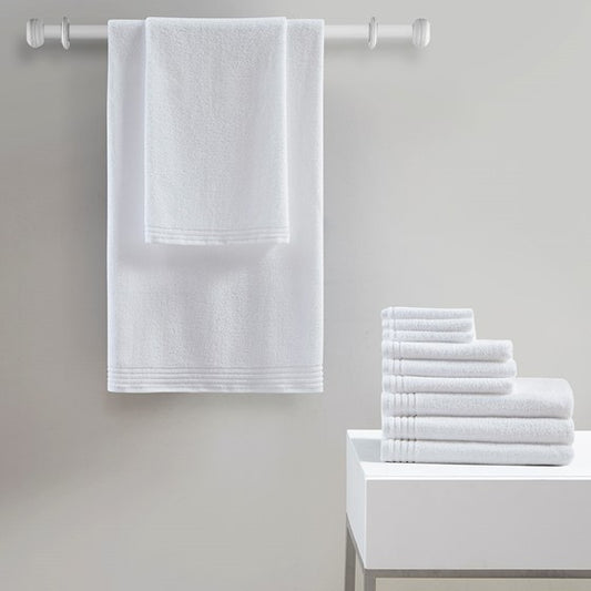 Big Bundle 100% Cotton 12 Piece Bath Towel Set