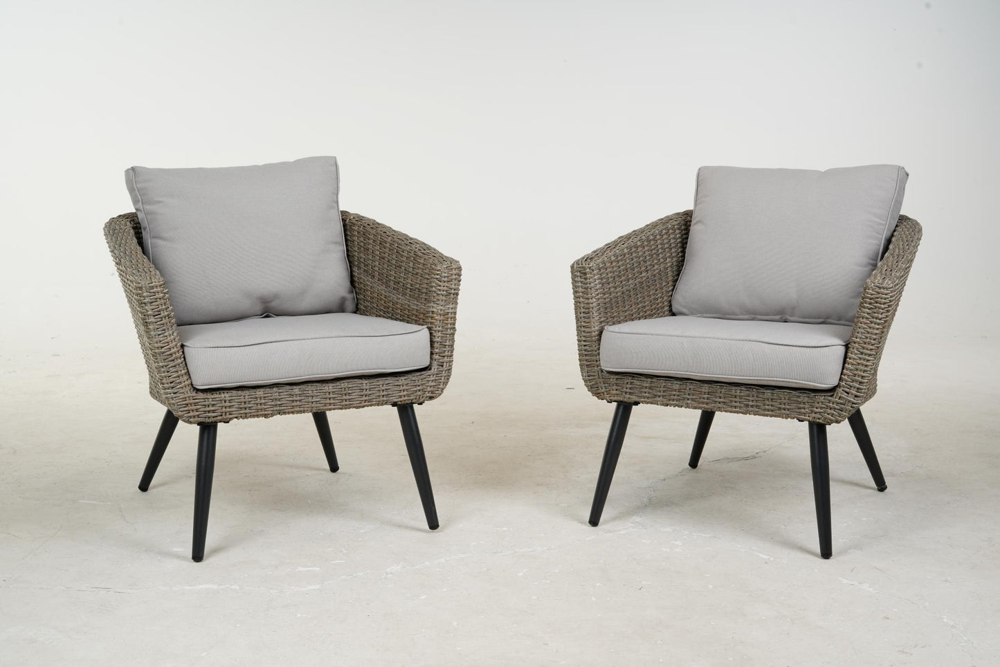 All-aluminum Rattan Table and Chair Set