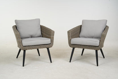 All-aluminum Rattan Table and Chair Set