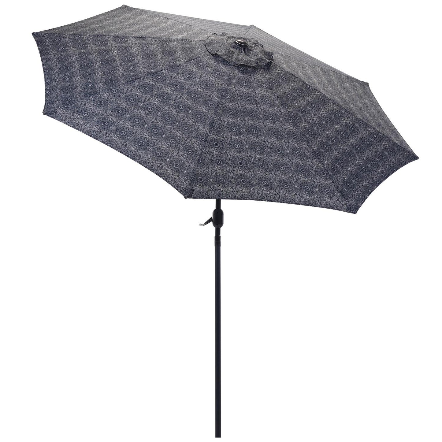 Patio Outdoor Market Umbrella with Aluminum Auto Tilt and Crank Without Base