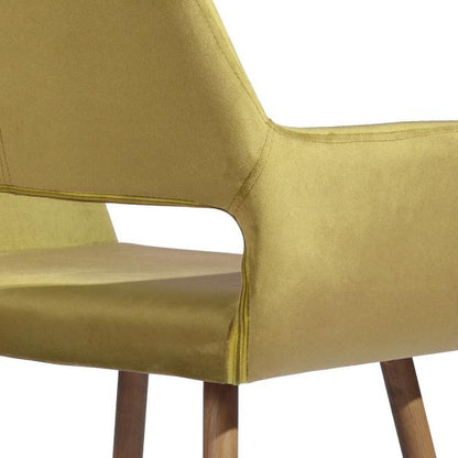 Dining Chair Yellow/Beige