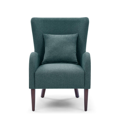 Blue accent chair