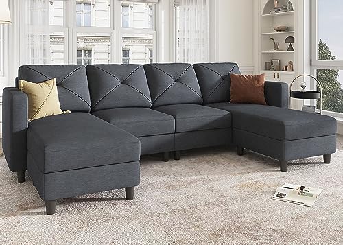 Convertible U Shaped  Sectional