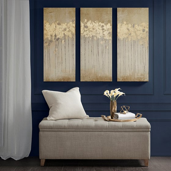 Sandy Forest Gel Coat Canvas with Gold Foil Embellishment