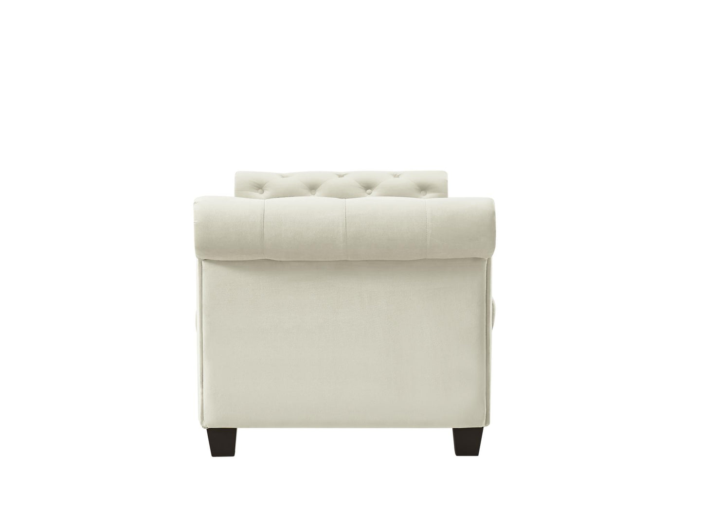 The Mozelle 82.3" Rectangular Large Chaise Lounge Ivory