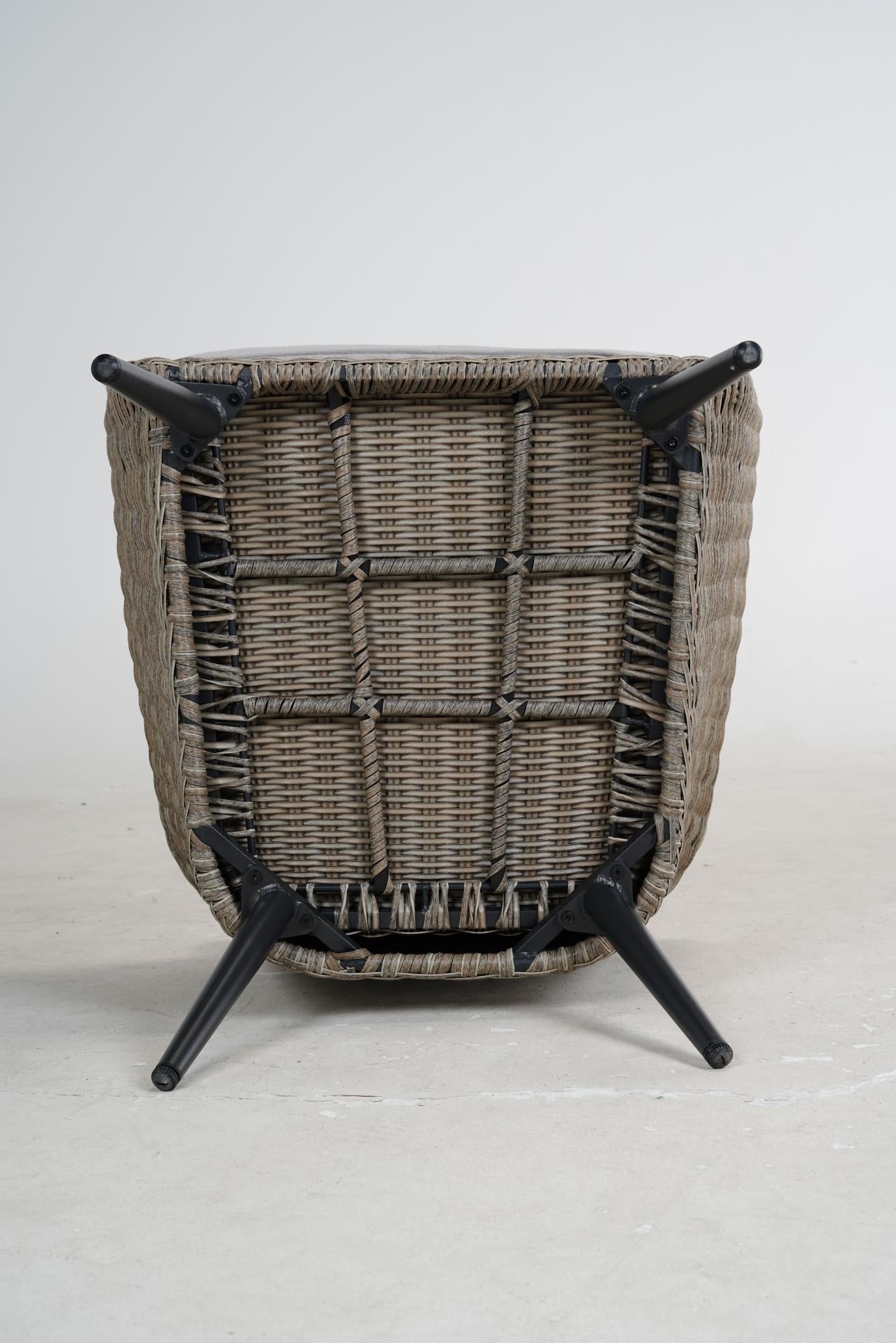 All-aluminum Rattan Table and Chair Set