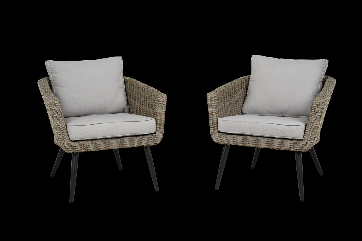 All-aluminum Rattan Table and Chair Set
