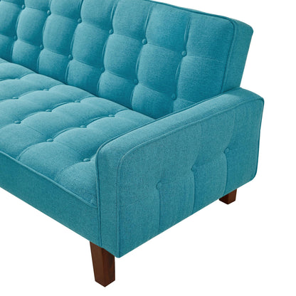 Solid Color Tufetd Sofa Save Space for Living Room
