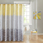 Adel 100% Microfiber Printed Shower Curtain