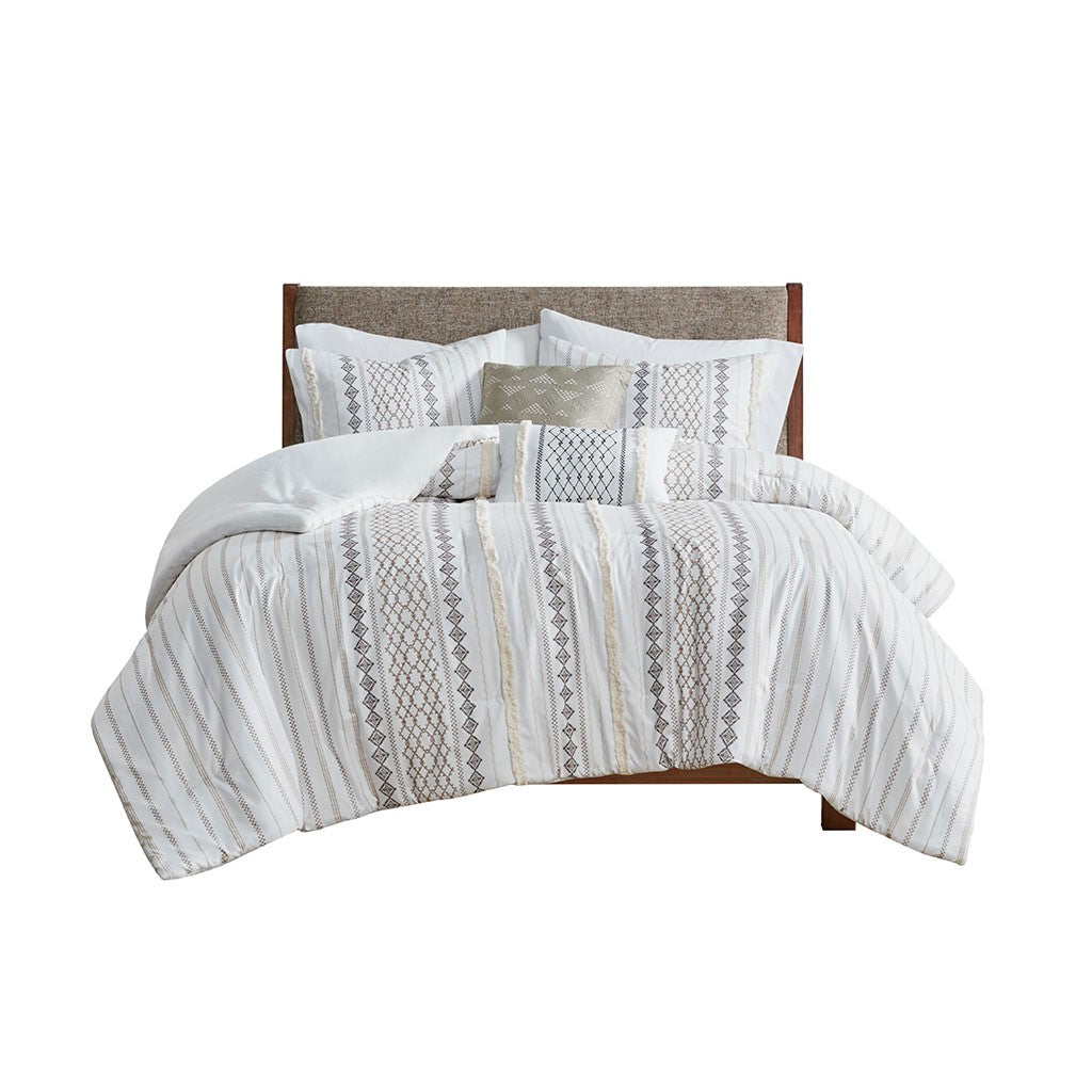 5 Piece Printed Comforter Set