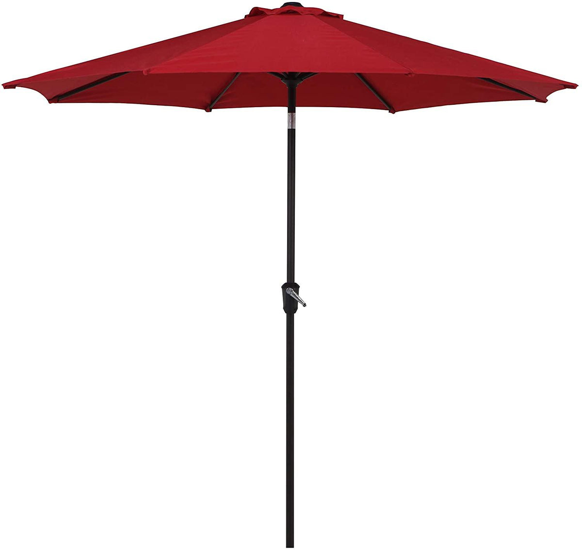 Patio Outdoor Market Umbrella with Aluminum Auto Tilt and Crank Without Base