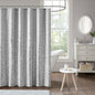 Zoey Metallic Printed Shower Curtain