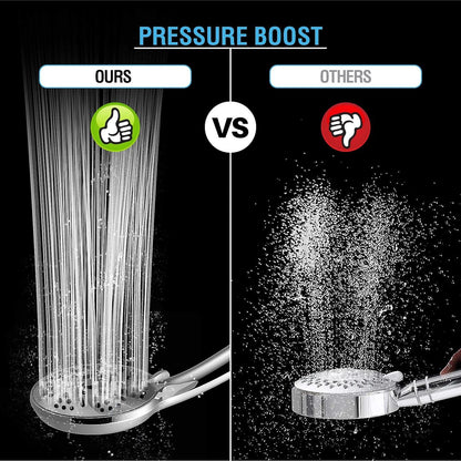 High Pressure Handheld Shower Head – 9 Spray Modes Hand Held Shower Head with 60 Inch Hose