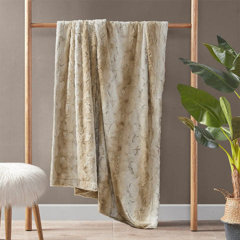 Zuri Oversized Faux Fur Throw