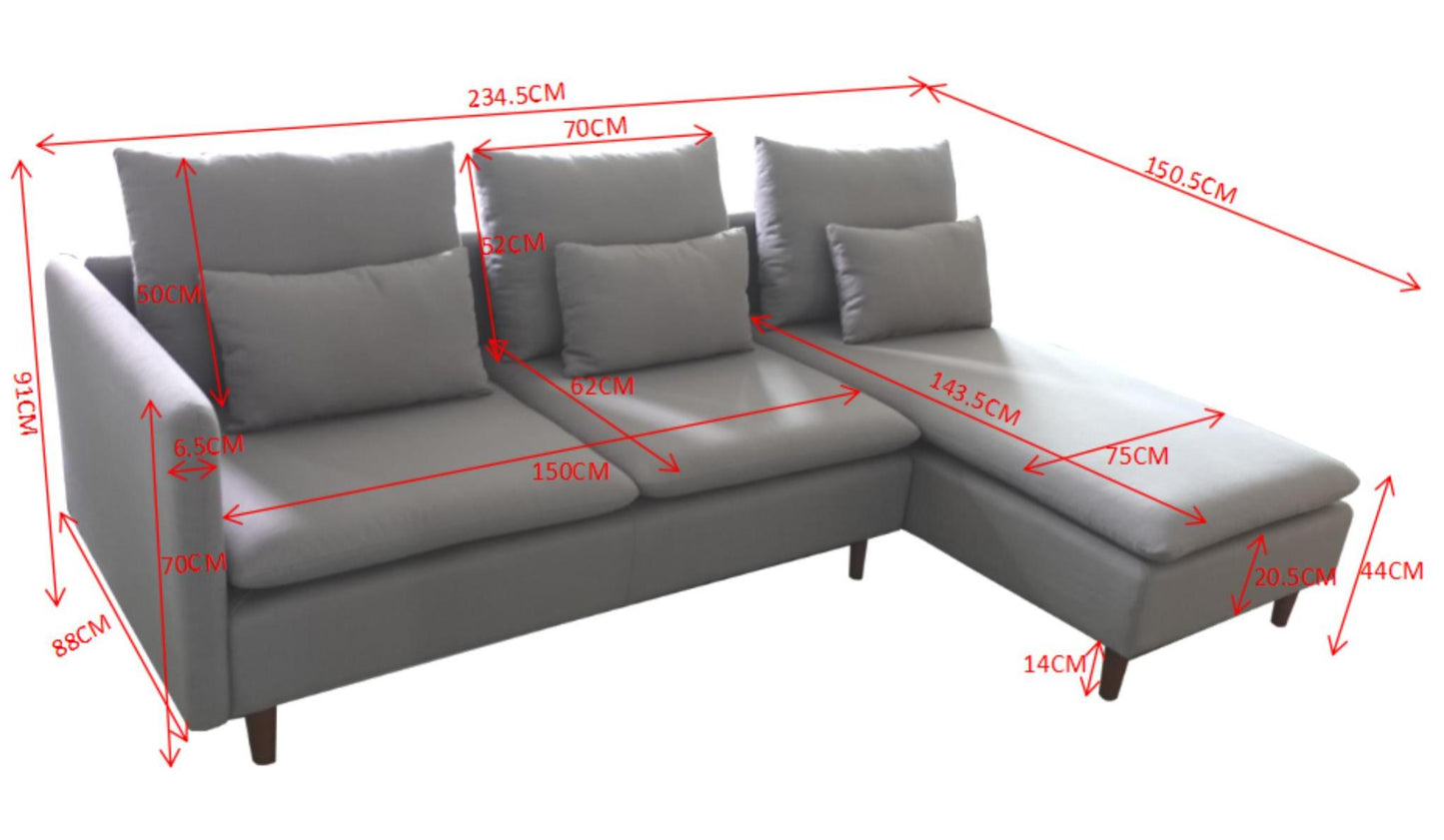 Modern 2pc Sectional