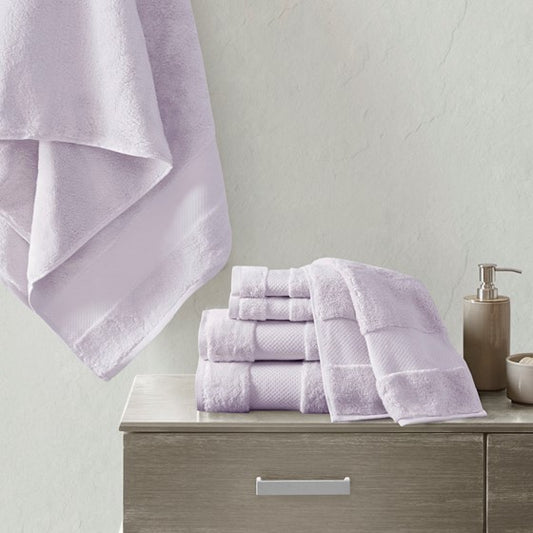 Turkish Cotton 6 Piece Bath Towel Set