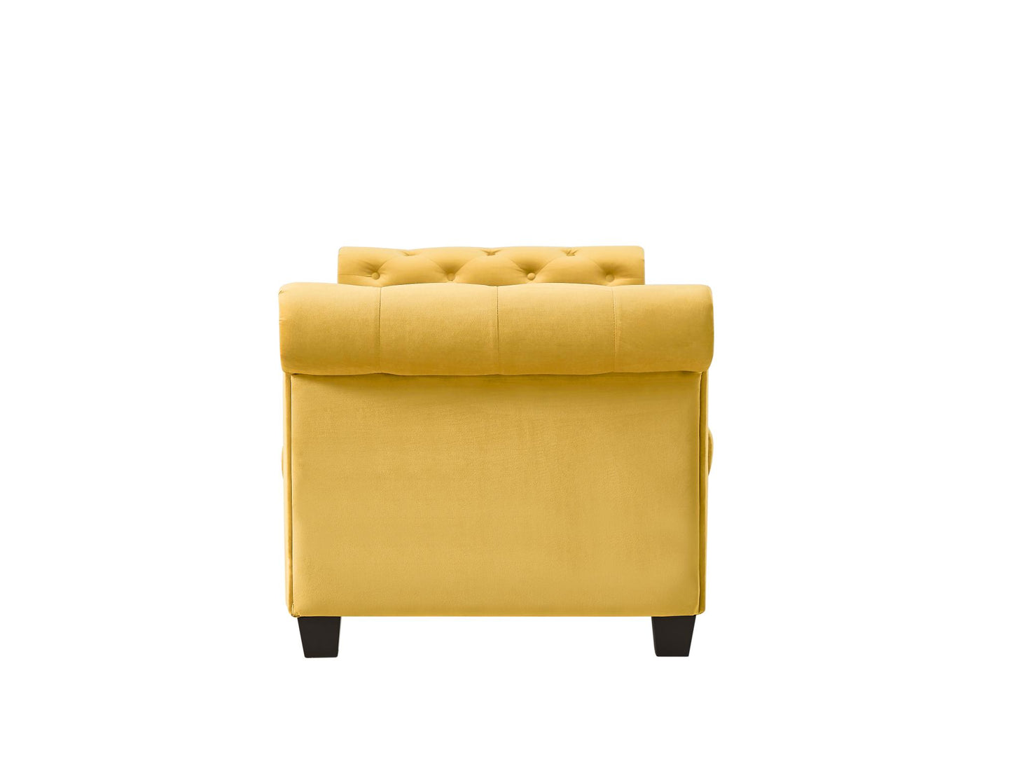 The Mozelle 82.3" Rectangular Large Chaise Yellow