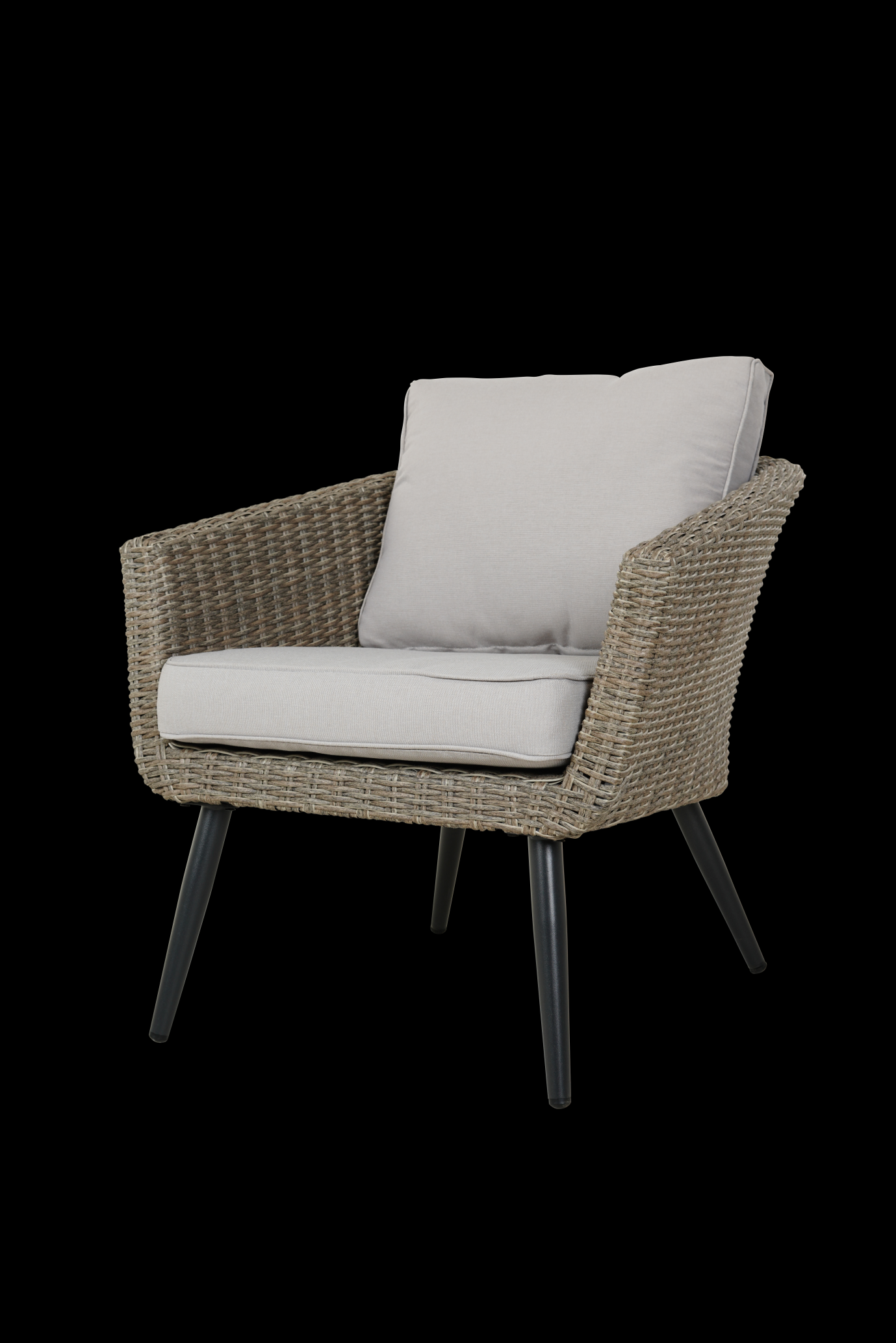 All-aluminum Rattan Table and Chair Set