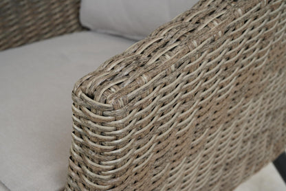 All-aluminum Rattan Table and Chair Set