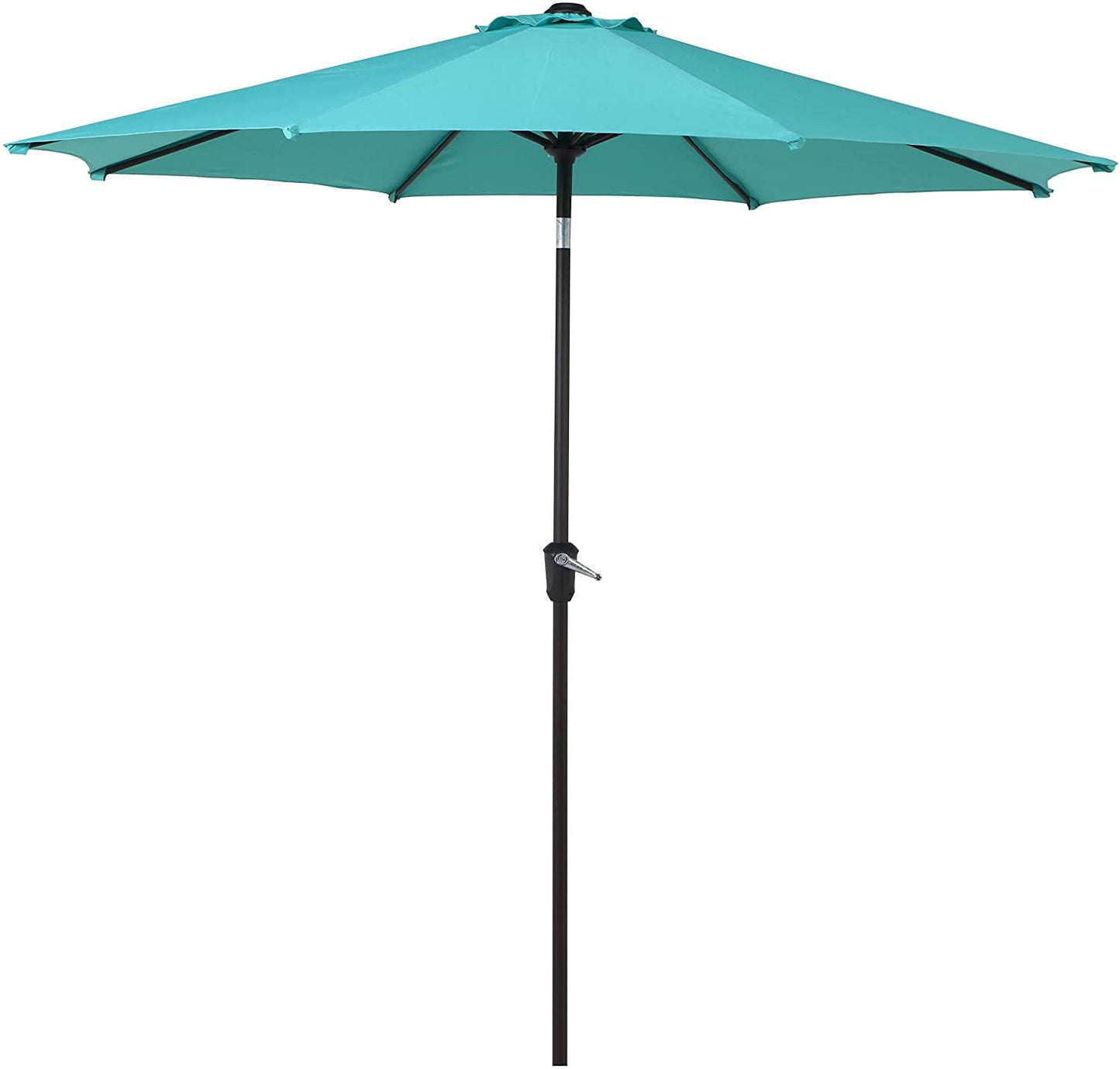 Patio Outdoor Market Umbrella with Aluminum Auto Tilt and Crank Without Base