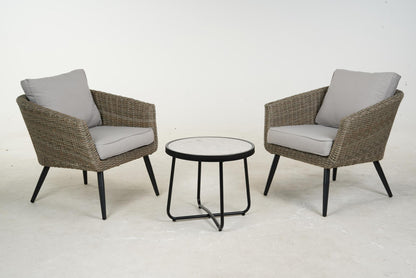 All-aluminum Rattan Table and Chair Set