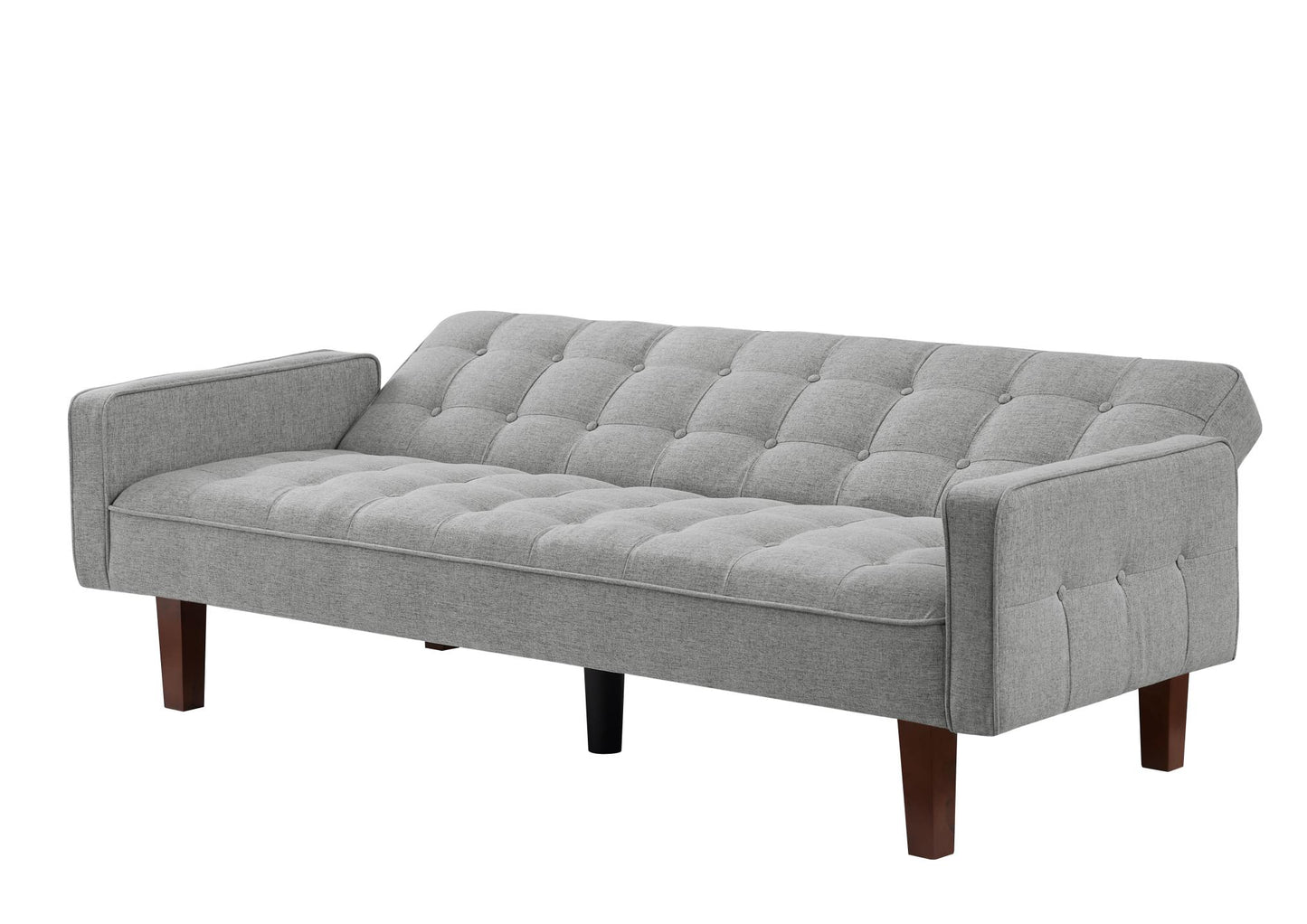 Solid Color Tufetd Sofa Save Space for Living Room