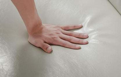 PU Leather Sleeper Sofa - White