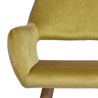 Dining Chair Yellow/Beige