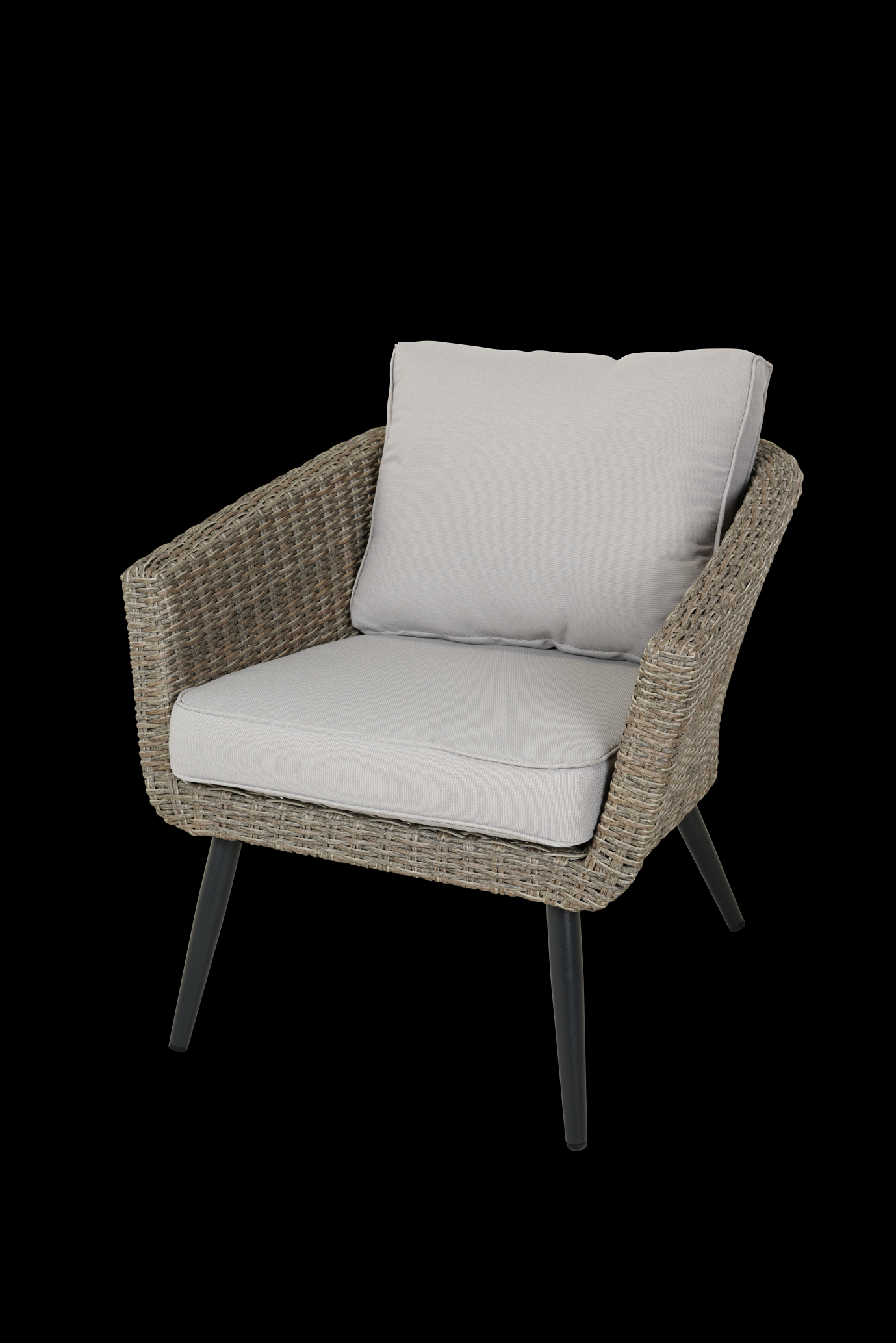 All-aluminum Rattan Table and Chair Set