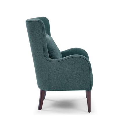 Blue accent chair